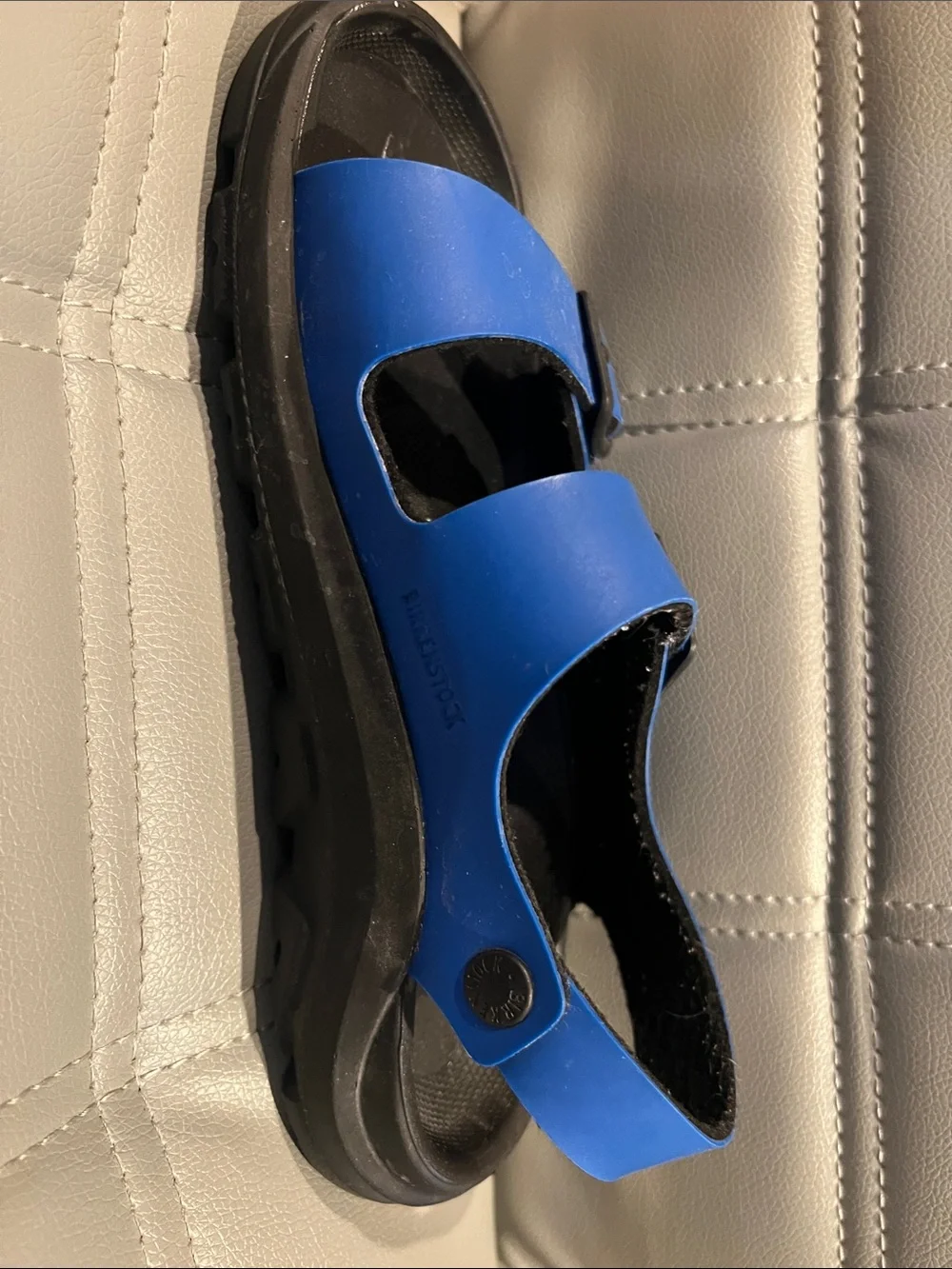 Birkenstock Kids Bright Blue Double Buckle Sandals